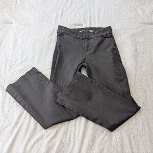 NWOT Old Navy High Waisted Pixie Flare Gray Pants Size 0P Business Casual Preppy